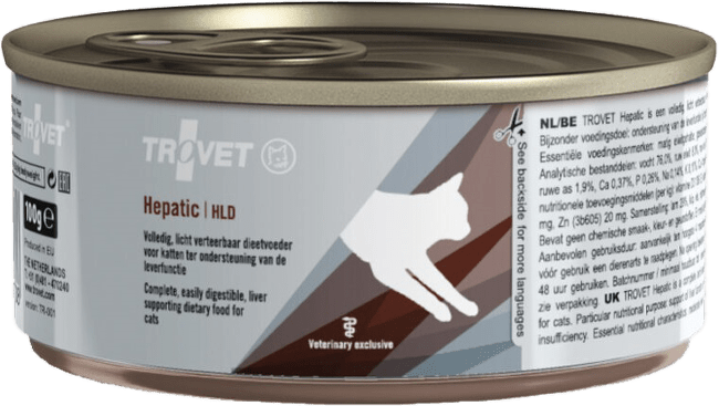 Консервы для кошек – Trovet HLD, Hepatic cat, 100 г