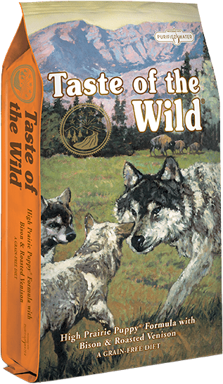 Taste of the Wild Dog High Prairie Puppy bizón a zverina 12,2 kg