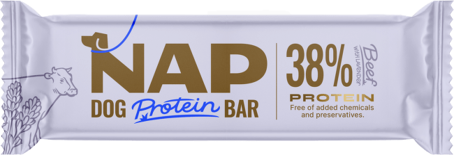 Pochúťka Nap hovädzia proteínová tyčinka s levanduľou 50 g