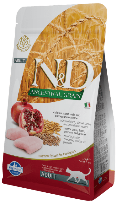 ND Cat LG Adult  kura a granátové jablko 1,5 kg