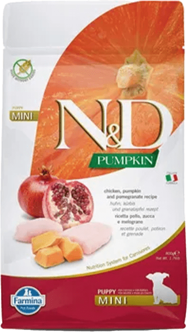 ND Dog LG Puppy Mini kura a granátové jablko 2,5 kg 