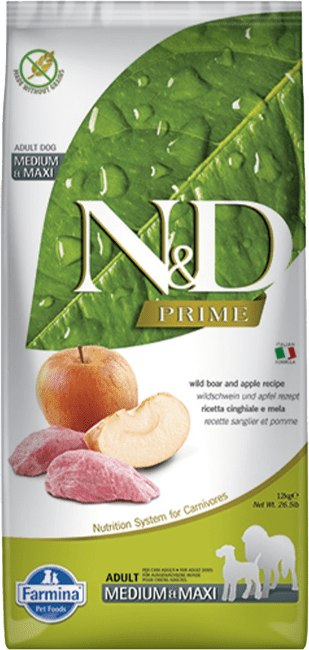 ND Dog Prime Adult kanec a jablko 12 kg