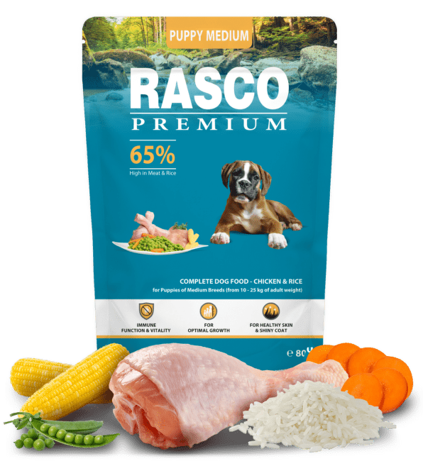 Rasco Premium Puppy Medium 80g