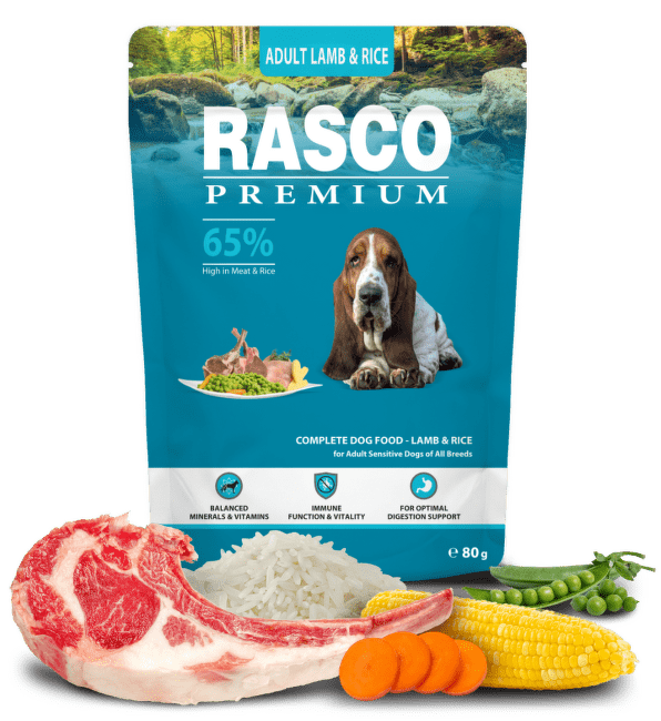 Rasco Premium Adult Lamb & Rice 80g