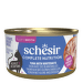 Консервы для кошек – SCHESIR Complete Nutrition Tuna and Whitebaits in broth, 85 г