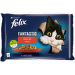 Kapsičky Felix Fantastic s kuracím a hovädzím v želé 4×85 g