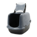 Tualete kaķiem – Savic Nestor Jumbo Marble, anthracite white-black, 66,5 x 48,5 x 46,5 cm