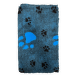 Guļvieta suņiem – Vet Bed, Blauw Grote Voetprint Turquoise, 150 x 100 cm