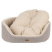 Лежанка для собак – AmiPlay Ellipse bedding 2in1 ECO Malmo M, 64 x 55 x 19 см, Beige