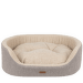 Лежанка для собак – AmiPlay Ellipse bedding 2in1 ECO Malmo M, 64 x 55 x 19 см, Beige