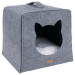 Mājiņa kaķiem – AmiPlay Hygge Cat, 38 x 38 x 36 cm, gray