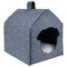 Домик для собак – AmiPlay Dog House Quick Press 2 in 1 Hyge, 33 x 42 x 42 см, gray