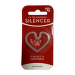 Aizsargapvalks medaljonam – Heart Large