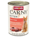 Konservi kaķēniem – Carny Kitten Beef and Turkey, 400 g