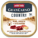 Konservi suņiem – GranCarno Country Beef, Venison + Swede, 150 g