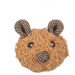 Игрушка для кошек – TRIXIE Bear plush, mix colors, 8 см