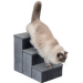 Schůdky s úložným prostorem Trixie do 50 kg šedé