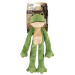 Rotaļlieta suņiem – AFP Classic Flora Frog, 40 x 17 x 9 cm