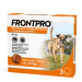 Pretblusu un pretērču tabletes suņiem – FrontPro 28 mg, 4-10 kg, 3 tabletes