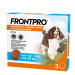 Pretblusu un pretērču tabletes suņiem – FrontPro 68 mg, 10-25 kg, 3 tabletes