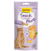 Gardums kaķiem – GimCat SNACK CREAM+ (STERILISED), Chicken and Carrot, 6 x 15 g