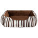 Лежанка для собак – Pawise Dog Bed Cuddler, Brown Strip
