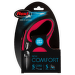Voditko Flexi New Comfort lanko S 5m cervene