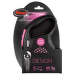 Поводок рулетка - Flexi Design Dots Tape M, 5 м, pink