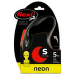 Inerces pavada suņiem – Flexi New Neon Tape S 5 m, Orange