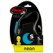 Samonavíjecí vodítko pro psy Flexi New Neon Tape S 5 m modré