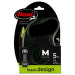 Inerces pavada suņiem – Flexi Black Design M Tape 5 m, Green