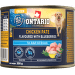 Konservi suņiem – Ontario Adult Chicken Pate Flavoured with Blueberries, 200 g