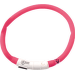 Atstarojošā kakla siksna - DogFantasy LED flashing band, rechargeable, 45cm, rozā