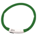Atstarojošā kakla siksna - DogFantasy LED flashing band, rechargeable, 70cm, zaļa