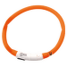 Obojok DF svetelny oranzovy 70cm