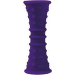 Rotaļlieta suņiem - DogFantasy Good's Silikona košļājamā rotaļlieta, caurule, 12.7*4.8cm, violeta