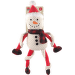 Hračka Dog Fantasy Winter Tale snehuliak s pískatkom 40cm