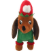 Hračka Dog Fantasy Winter Tale jazvečík pískací 27cm