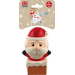 Hračka pro psy Dog Fantasy Winter Tale Santa latexový pískací 12 cm