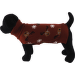 Sveter pre psov Dog Fantasy Winter Tale hnedý XS