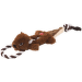 Hračka Dog Fantasy Skinneeez Veverka s provazem 35 cm