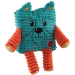 Hračka pro psy Dog Fantasy Cuties zvířátko petrolejově zelené 12,5 cm