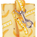Pouzdro na sáčky na psí exkrementy Amiplay BeHappy Banana 6 × 2 × 11 cm
