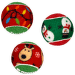 Loptičky pre psov Holiday SqueakAir 6ks