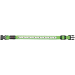 Atstarojošā kakla siksna suņiem - Flash Illuminous Collar USB, S-M, 30-40cm/25mm, zaļa