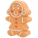 Hračka Xmas perníkové figúrky latex 11cm mix