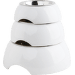 Bļoda suņiem – Pawise Melamine bowl with stainless steal, white, 350 ml