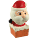 Hračka pro psy Dog Fantasy Winter Tale Santa latexový pískací 12 cm