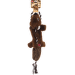 Hračka Dog Fantasy Skinneeez Veverka s provazem 57 cm