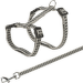 Шлейка с поводком для кошек – Trixie, Cat set with lead, с отражающими элементами, 22–42 см